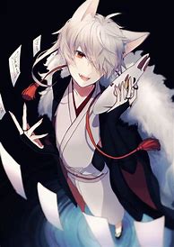 Image result for Anime White Fox Boy