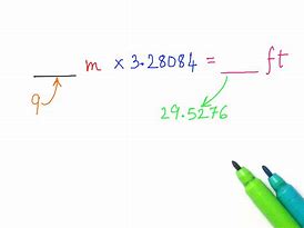 Image result for Metres to Feet and Inches Conversion Chart