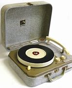 Image result for Vintage Suitcase Record Player