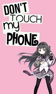 Image result for Anime Don't Touch My Screen Wallpaper