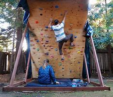 Image result for Climbing Wall with a Door