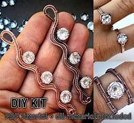 Image result for Wire Wrap Jewelry Diamond