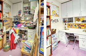 Image result for Before and After Messy Desk