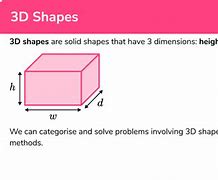 Image result for 3D Shape Properties