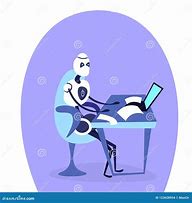 Image result for Cartoon Robot Doing Work