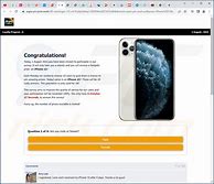 Image result for Free iPhone Popup Scam