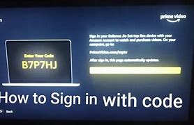 Image result for Amazon Prime TV Sign In