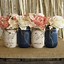 Image result for Navy Blue Wedding Table Decorations