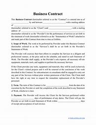 Image result for Business Deal Contract Template