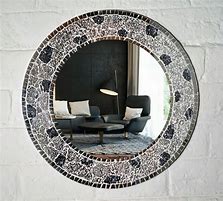 Image result for mosaics mirrors framed decor silver
