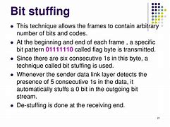 Image result for Bit and Byte Stuffing