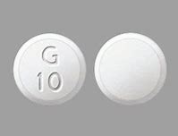 Image result for Round White Pill with 10 On It