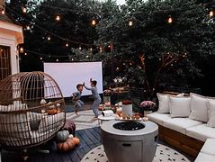 Image result for Outdoor Movie Screen Ideas