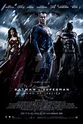 Image result for Batman V Superman Movie Poster