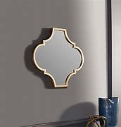Image result for Gold Finish Accent Mirror