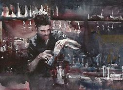 Image result for Bartender Painting
