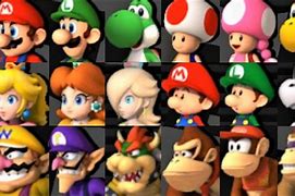 Image result for Mario Kart Wii Character Roster