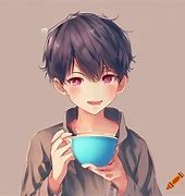 Image result for Anime Boy Drinking