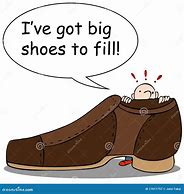 Image result for Big Shoes to Fill Clip Art