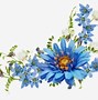 Image result for Blue Flower Border Clip Art