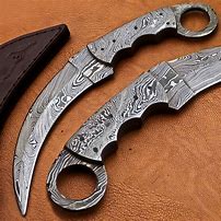 Image result for Knife Metal Damascus