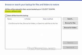 Image result for Restore Backup Files