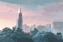 Image result for Beautiful Anime City Night