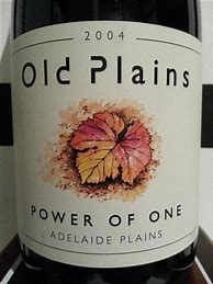 Image result for Old Plains Shiraz Power One Old Vine