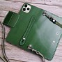 Image result for Italian Leather iPhone Case with Shoulder Strap