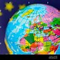 Image result for Globe with Europe Center D On It