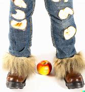 Image result for +Pine Apple Bottom Jeans Boots with the Fur IRL