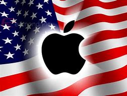 Image result for Apple Logo American Flag