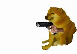 Image result for Doge Give Me Food Gun Meme