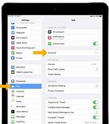 Image result for Account Settings On iPad