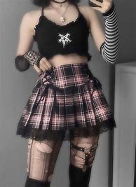 Image result for Kawaii Goth Alt Outfits