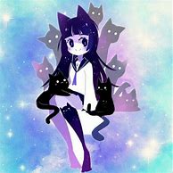 Image result for Galaxy Anime Neko Girl Chibi