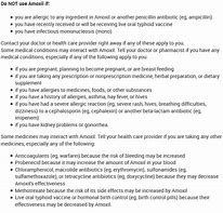 Image result for Amoxicillin Antibiotics Side Effects