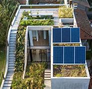 Image result for Solar Panels On a Modern Contemporary Home