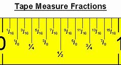 Image result for Fractional Tape-Measure