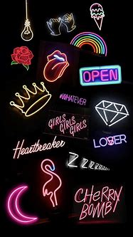 Image result for Neon Sign Phone Wallpaper