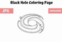 Image result for Black Hole Coloring Page