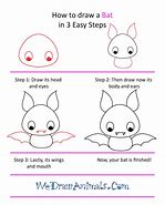 Image result for cute bats draw tutorials
