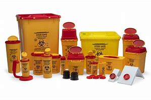 Image result for Medical Biohazard Sharp Waste Bin