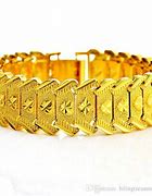 Image result for 24K Gold Bracelet Men