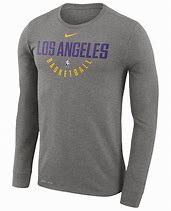 Image result for Lakers Practice Dri-FIT Long Sleeve T-Shirt