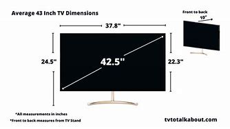 Image result for TV 49 Inch Dimensi Produk