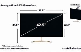 Image result for Outside Dimensions of a 42 Inch TV
