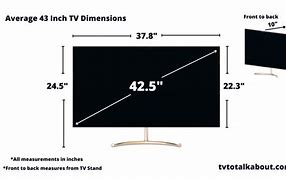 Image result for External Dim Size of 42 Inch TV