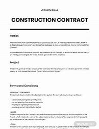 Image result for Pre Construction Contract Template