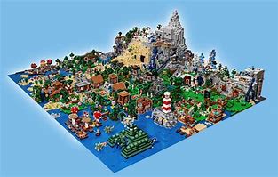 Image result for LEGO Minecraft World